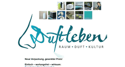 Desktop Screenshot of duftleben.de