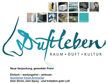 Tablet Screenshot of duftleben.de